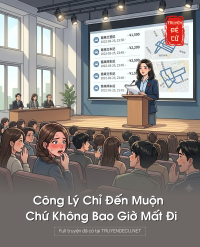 Công Lý Chỉ Đến Muộn Chứ Không Bao Giờ Mất Đi