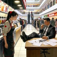 Chủ Tiệm Trà Sữa Đối Mặt