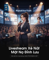 Livestream Xé Nát Mặt Nạ Đỉnh Lưu
