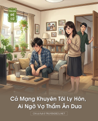 Cả Mạng Khuyên Tôi Ly Hôn, Ai Ngờ Vợ Thầm Ăn Dưa