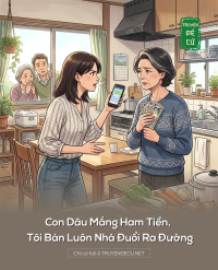 Con Dâu Mắng Ham Tiền, Tôi Bán Luôn Nhà Đuổi Ra Đường