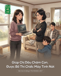 Giúp Chị Dâu Chăm Con, Được Bố Thí Chiếc Máy Tính Nát