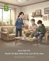 Con Trốn Thi, Muốn Tôi Bán Nhà Cho Con Đi Du Học
