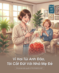 Vì Hai Túi Anh Đào, Tôi Cắt Đứt Với Nhà Mẹ Đẻ
