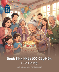 Bánh Sinh Nhật 100 Cây Nến Của Bà Nội