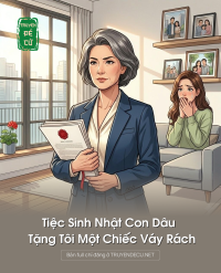 Tiệc Sinh Nhật Con Dâu Tặng Tôi Một Chiếc Váy Rách