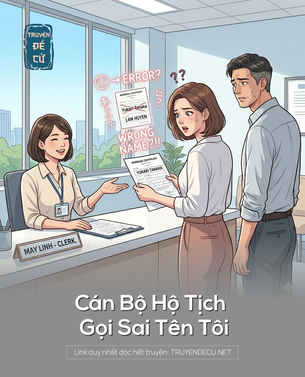 
                            Cán Bộ Hộ Tịch Gọi Sai Tên Tôi