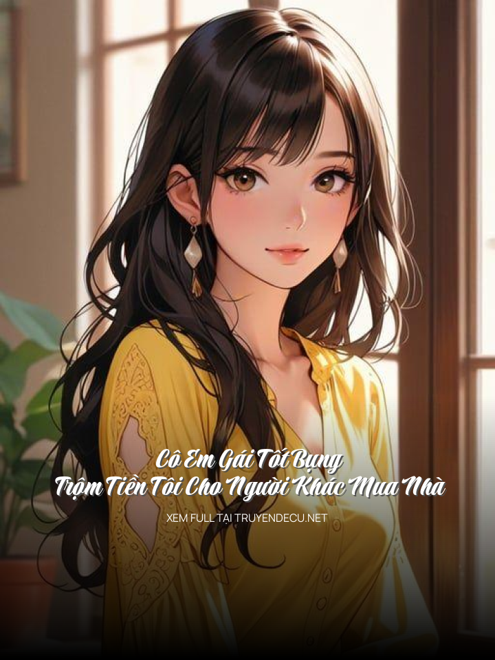
                            Cô Em Gái Tốt Bụng, Trộm Tiền Tôi Cho Người Khác Mua Nhà