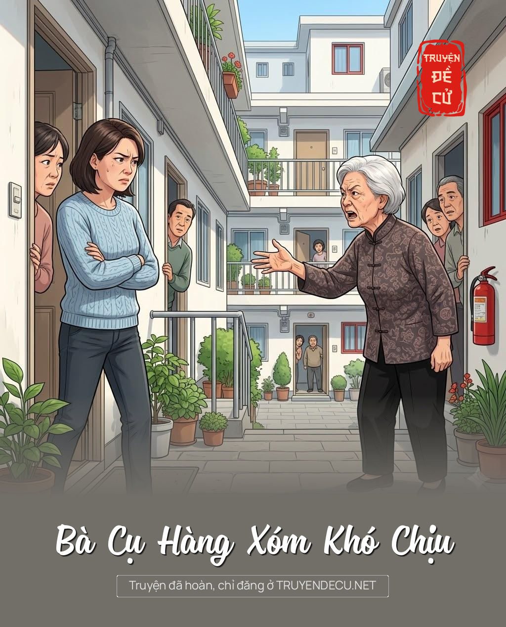 
                            Bà Cụ Hàng Xóm Khó Chịu