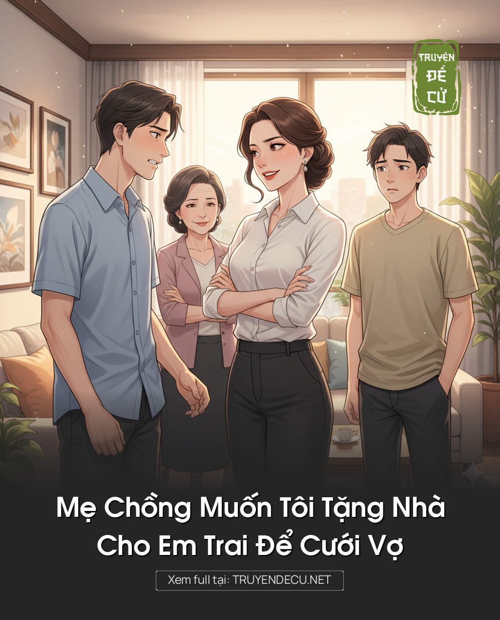 
                            Mẹ Chồng Muốn Tôi Tặng Nhà Cho Em Trai Để Cưới Vợ