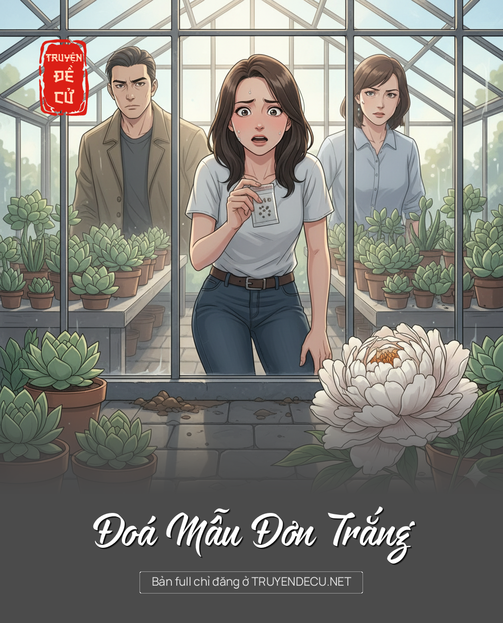 
                            Đoá Mẫu Đơn Trắng