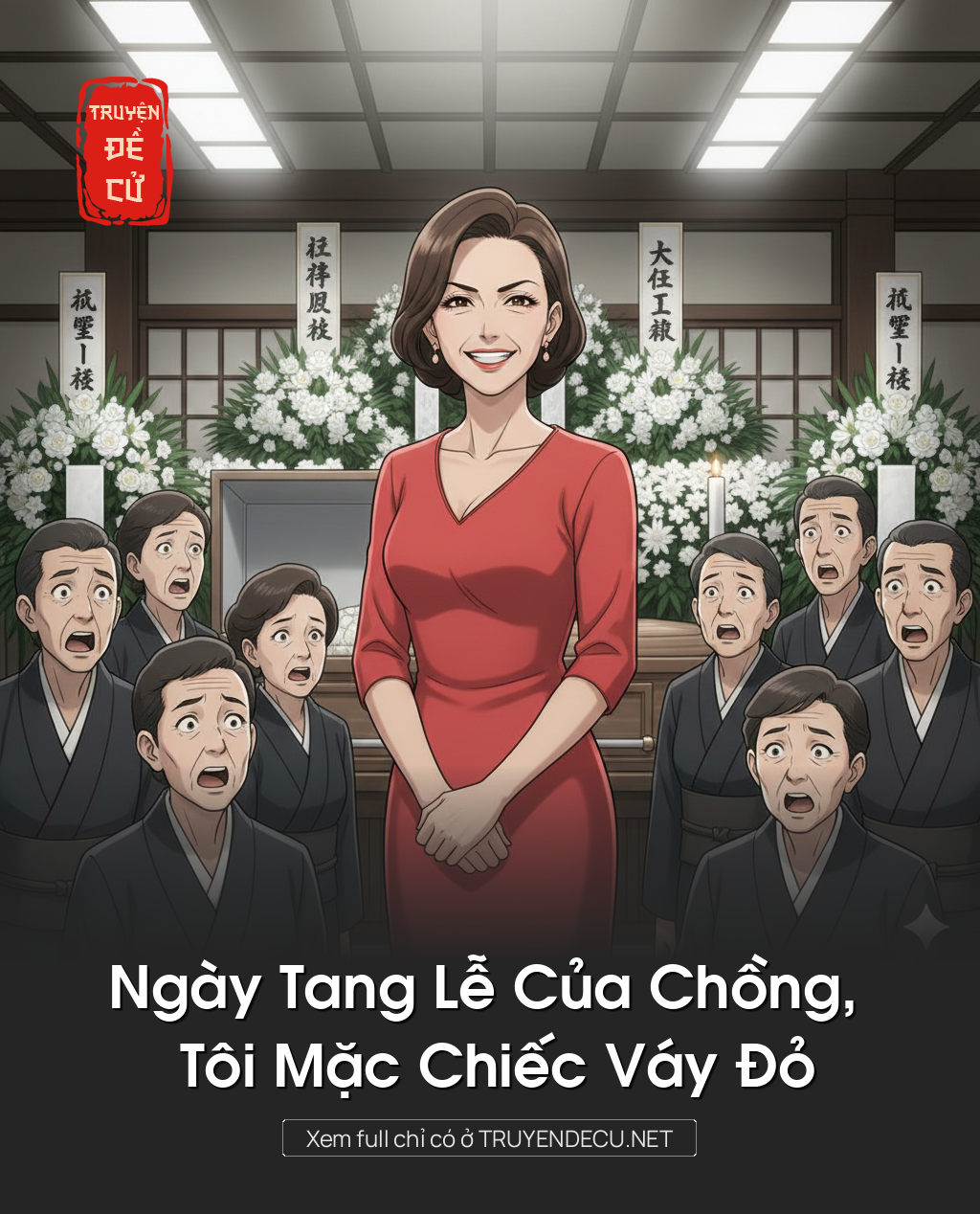 
                            Ngày Tang Lễ Của Chồng, Tôi Mặc Chiếc Váy Đỏ