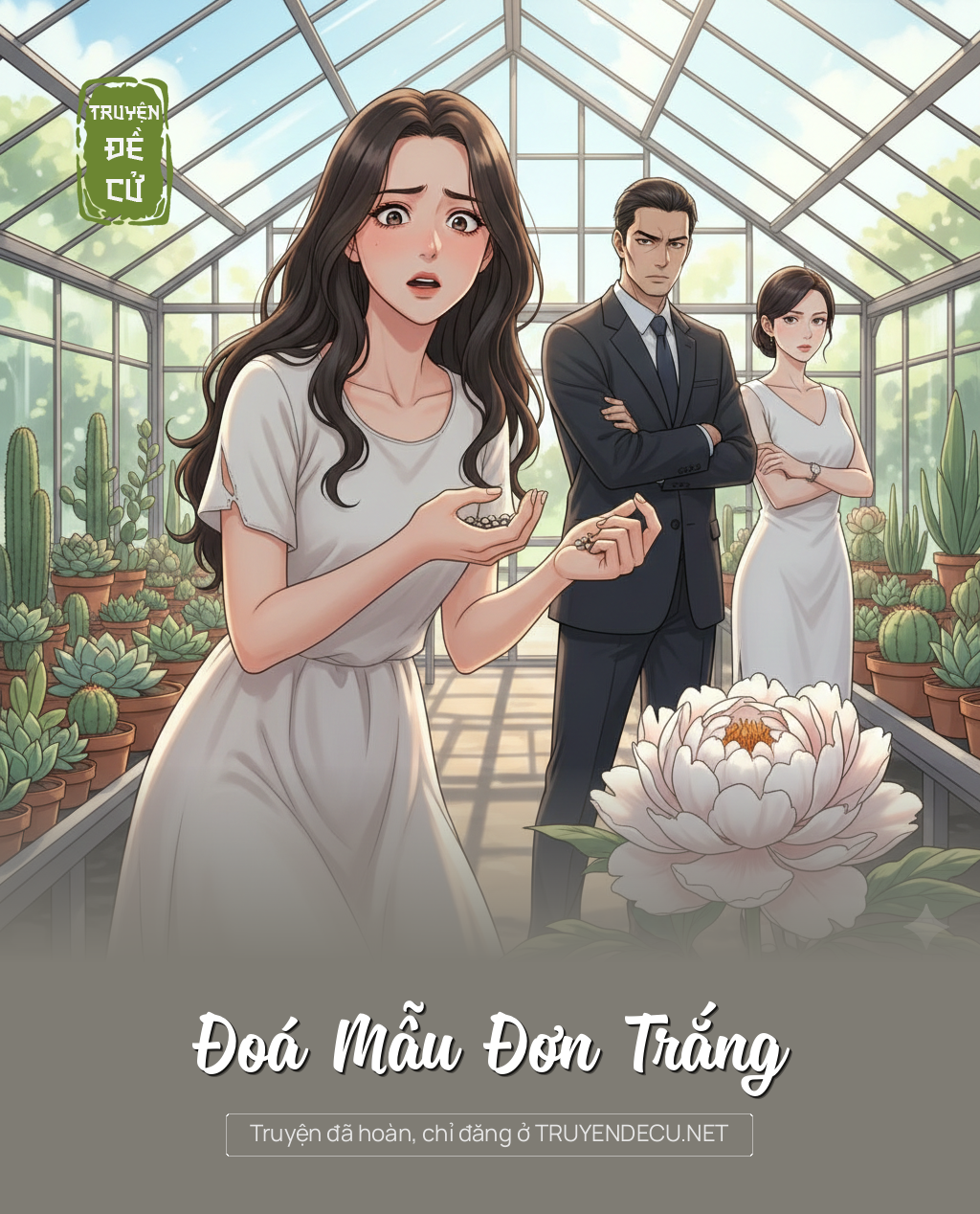 
                            Đoá Mẫu Đơn Trắng