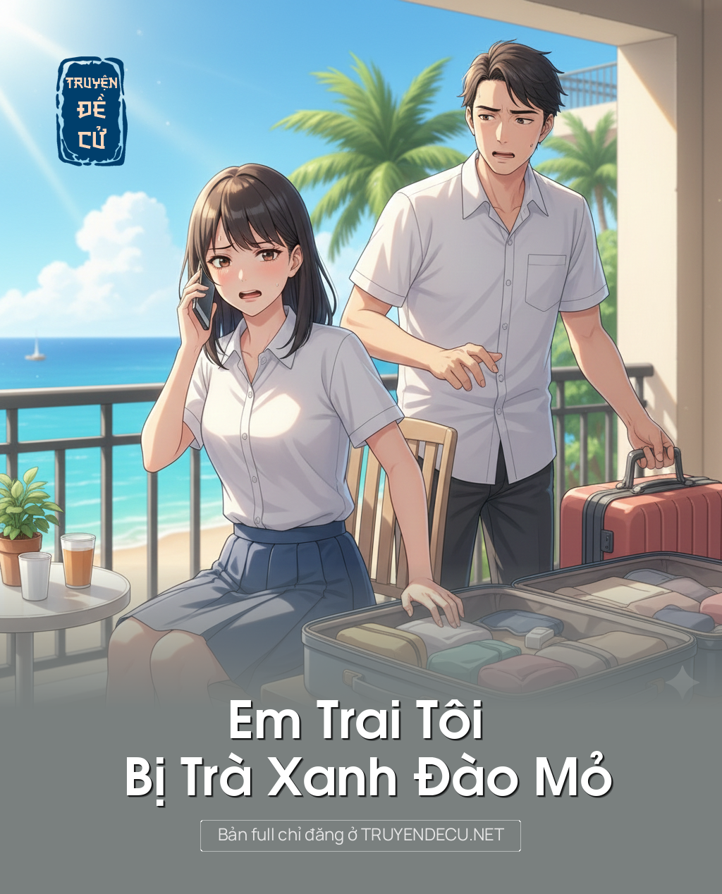 
                            Em Trai Tôi Bị Trà Xanh Đào Mỏ