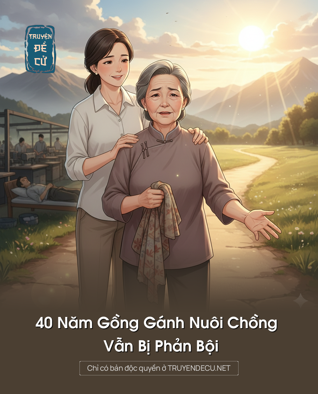 
                            40 Năm Gồng Gánh Nuôi Chồng Vẫn Bị Phản Bội