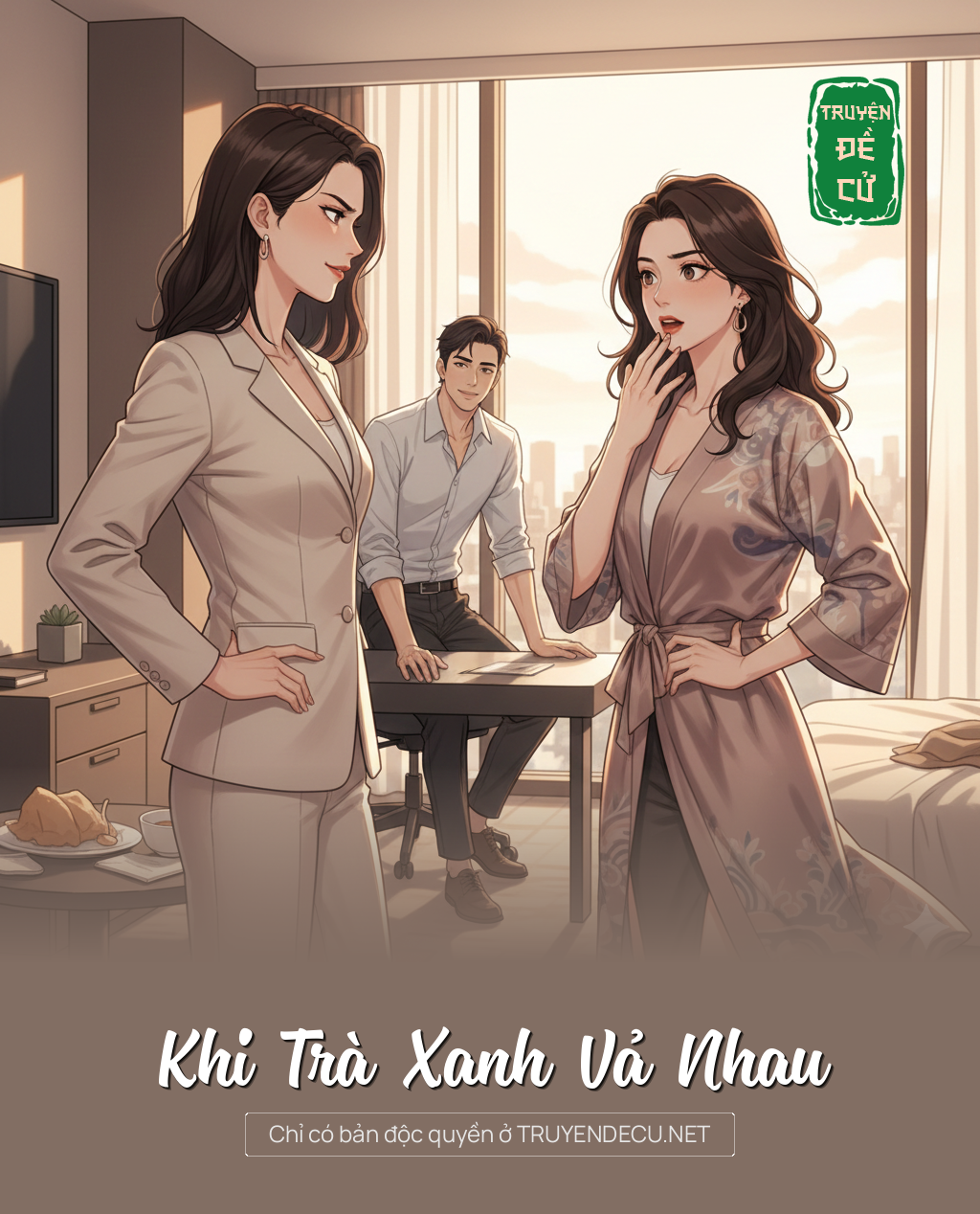 
                            Khi Trà Xanh Vả Nhau
