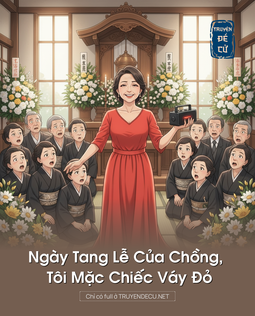 
                            Ngày Tang Lễ Của Chồng, Tôi Mặc Chiếc Váy Đỏ