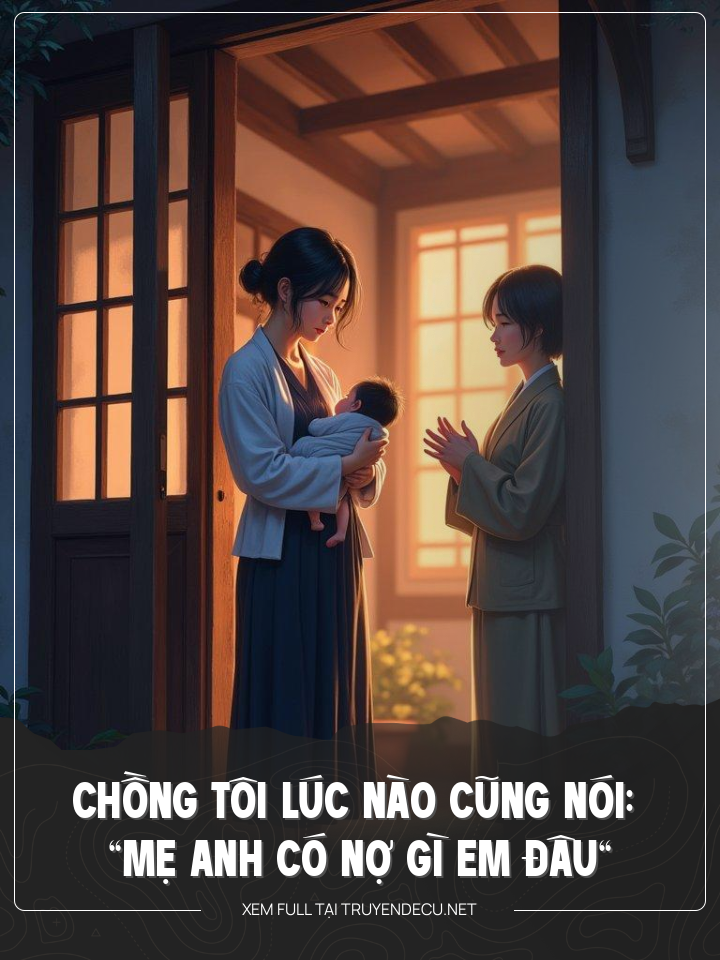 
                            Chồng Tôi Lúc Nào Cũng Nói: “Mẹ Anh Có Nợ Gì Em Đâu”