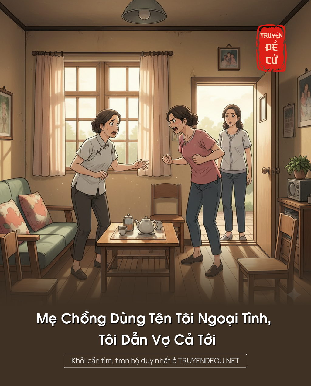 
                            Mẹ Chồng Dùng Tên Tôi Ngoại Tình, Tôi Dẫn Vợ Cả Tới