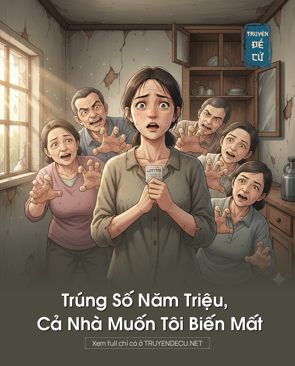 
                            Trúng Số Năm Triệu, Cả Nhà Muốn Tôi Biến Mất