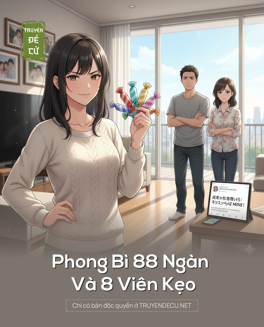 
                            Phong Bì 88 Ngàn Và 8 Viên Kẹo