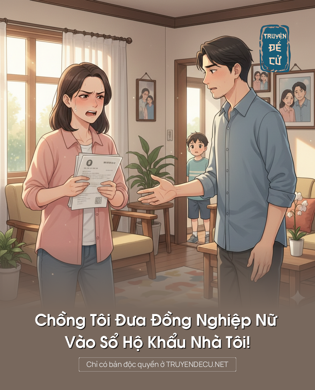 
                            Chồng Tôi Đưa Đồng Nghiệp Nữ Vào Sổ Hộ Khẩu Nhà Tôi!