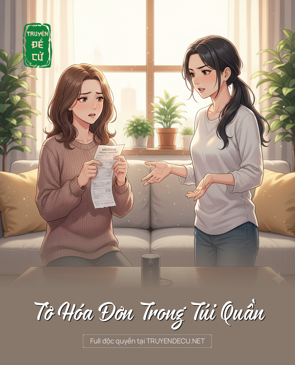 
                            Tờ Hóa Đơn Trong Túi Quần