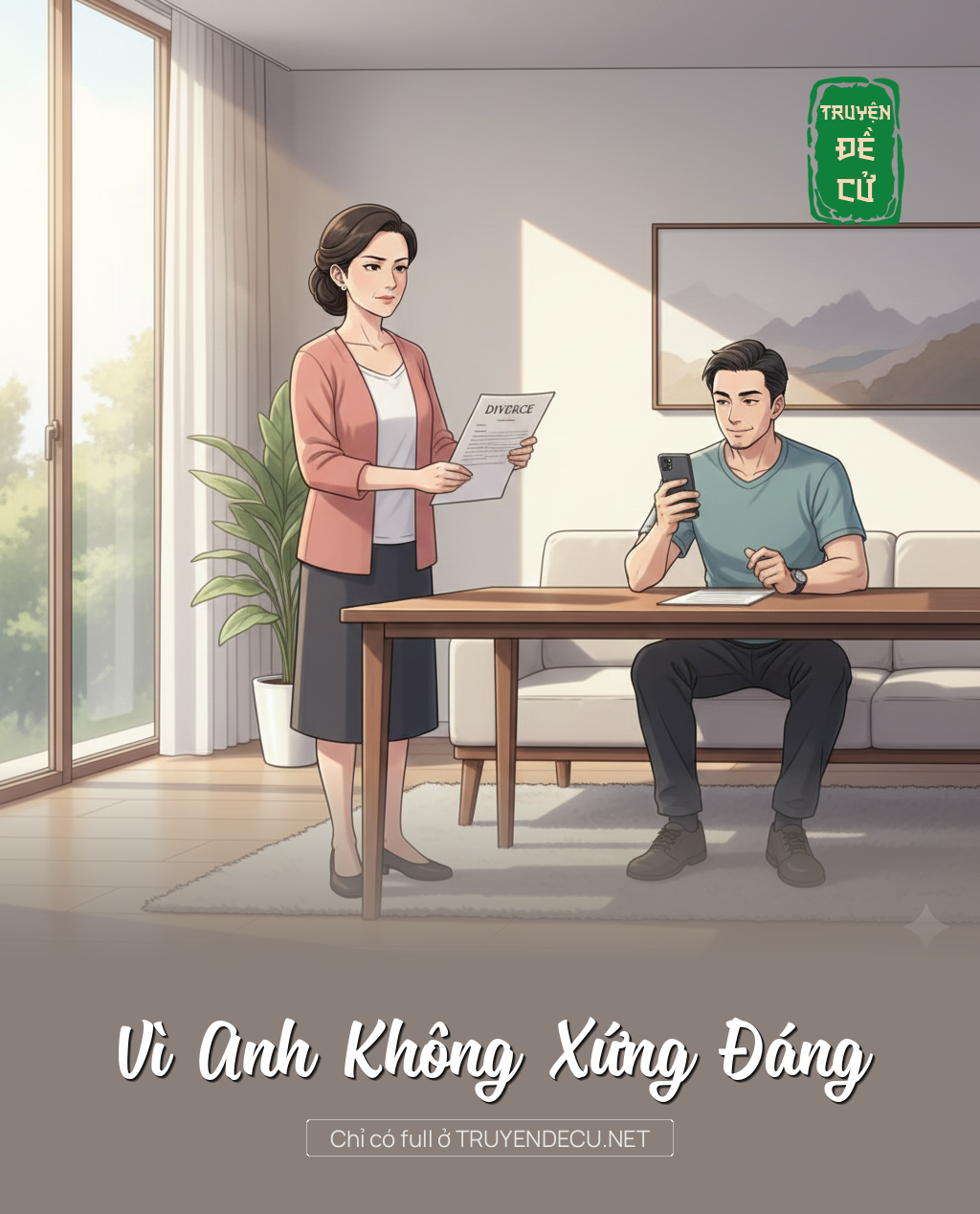 
                            Vì Anh Không Xứng Đáng