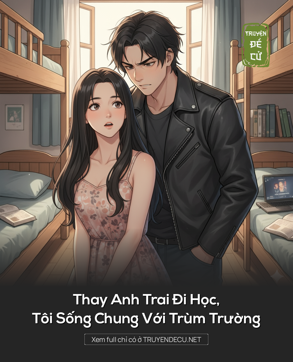 
                            Thay Anh Trai Đi Học, Tôi Sống Chung Với Trùm Trường
