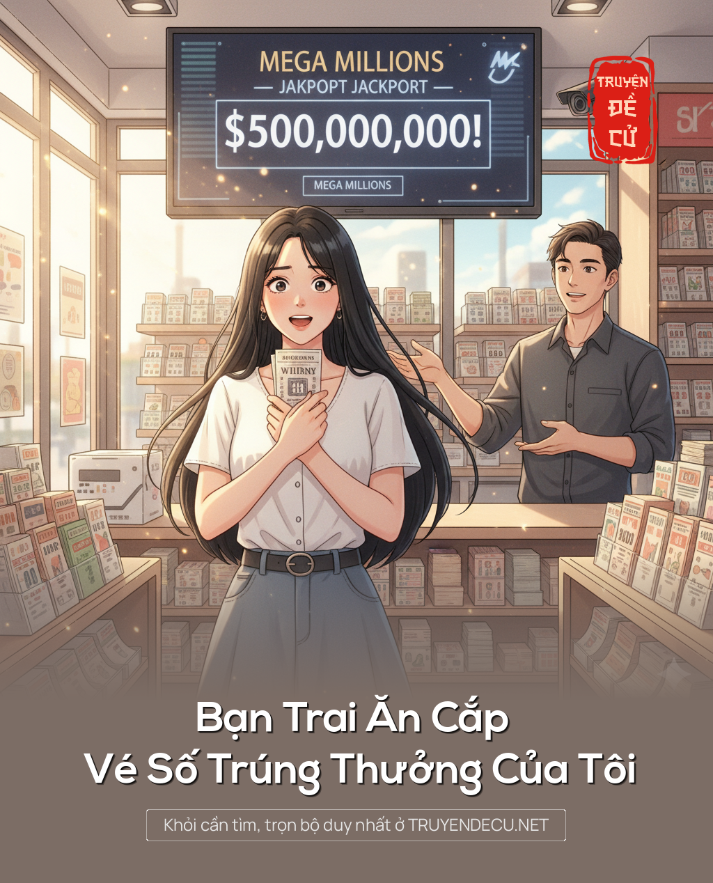 
                            Bạn Trai Ăn Cắp Vé Số Trúng Thưởng Của Tôi