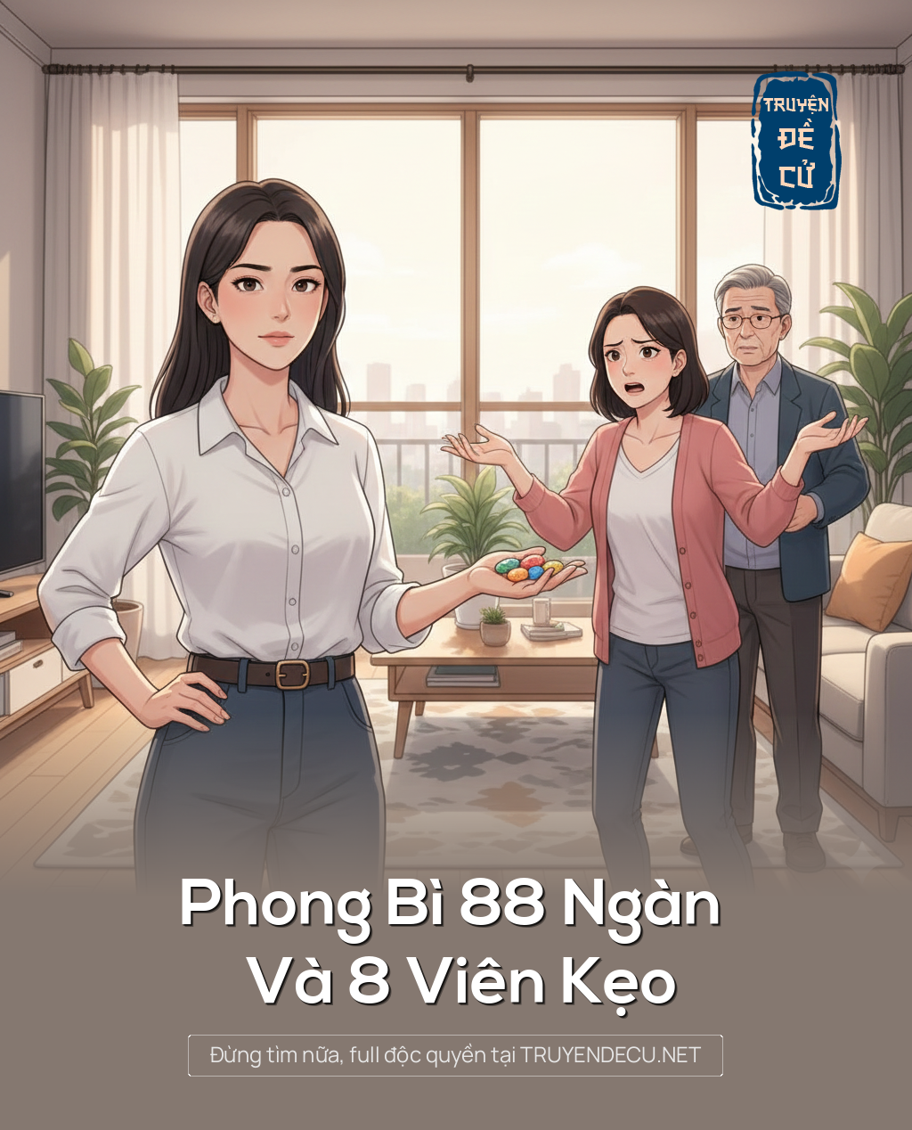 
                            Phong Bì 88 Ngàn Và 8 Viên Kẹo
