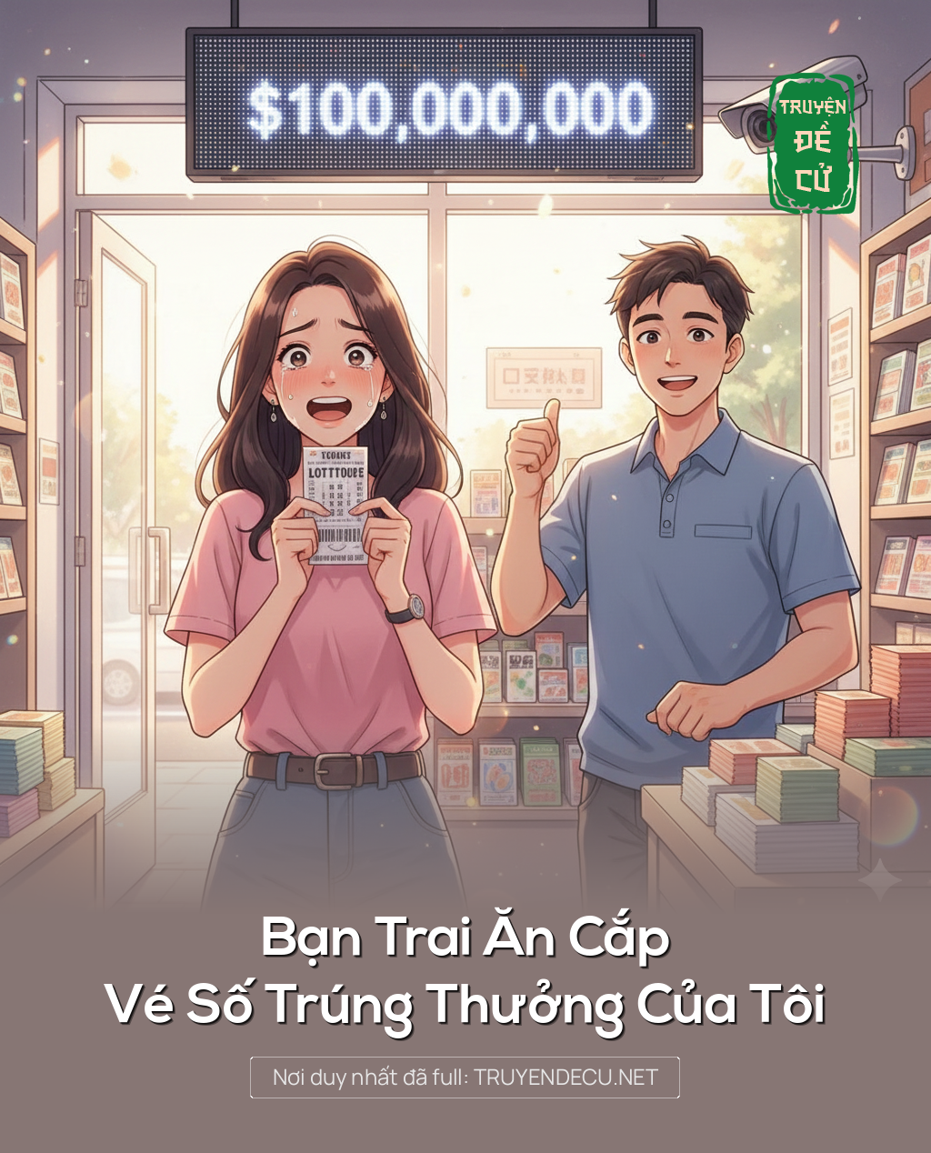 
                            Bạn Trai Ăn Cắp Vé Số Trúng Thưởng Của Tôi