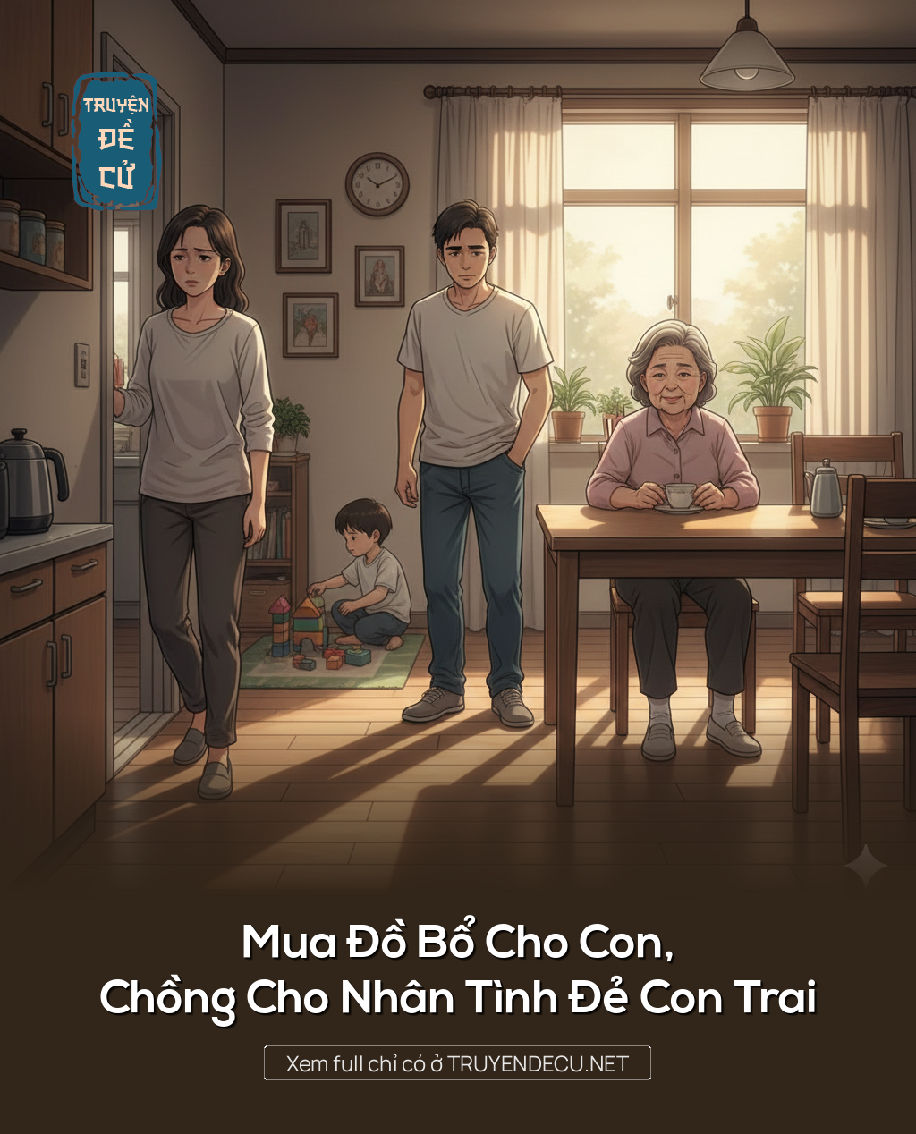 
                            Mua Đồ Bổ Cho Con, Chồng Cho Nhân Tình Đẻ Con Trai