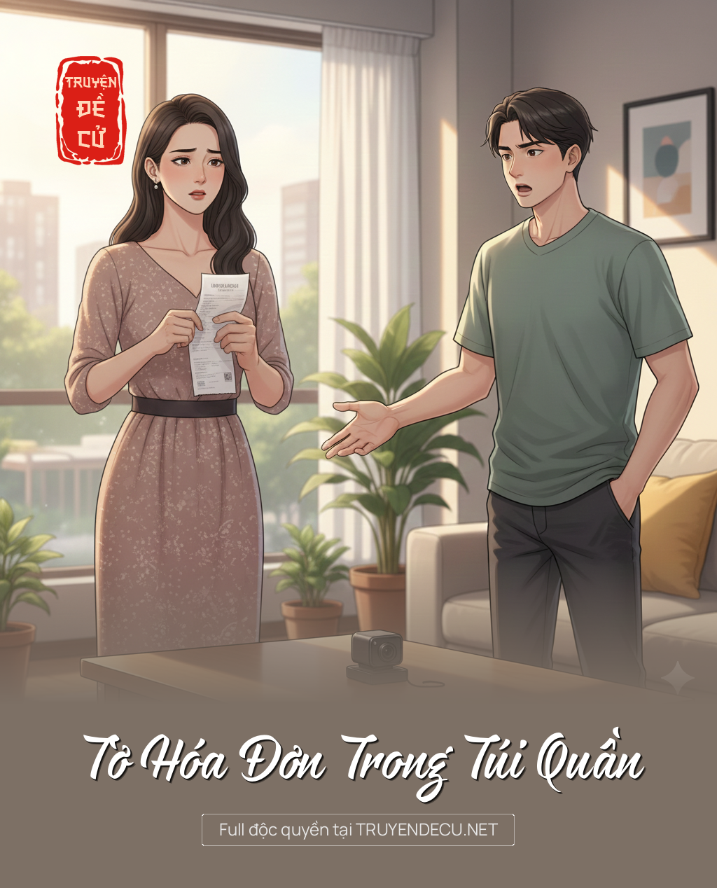 
                            Tờ Hóa Đơn Trong Túi Quần