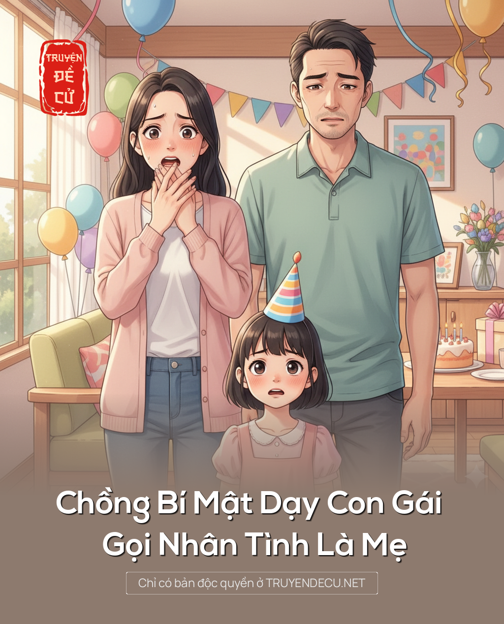 
                            Chồng Bí Mật Dạy Con Gái Gọi Nhân Tình Là Mẹ