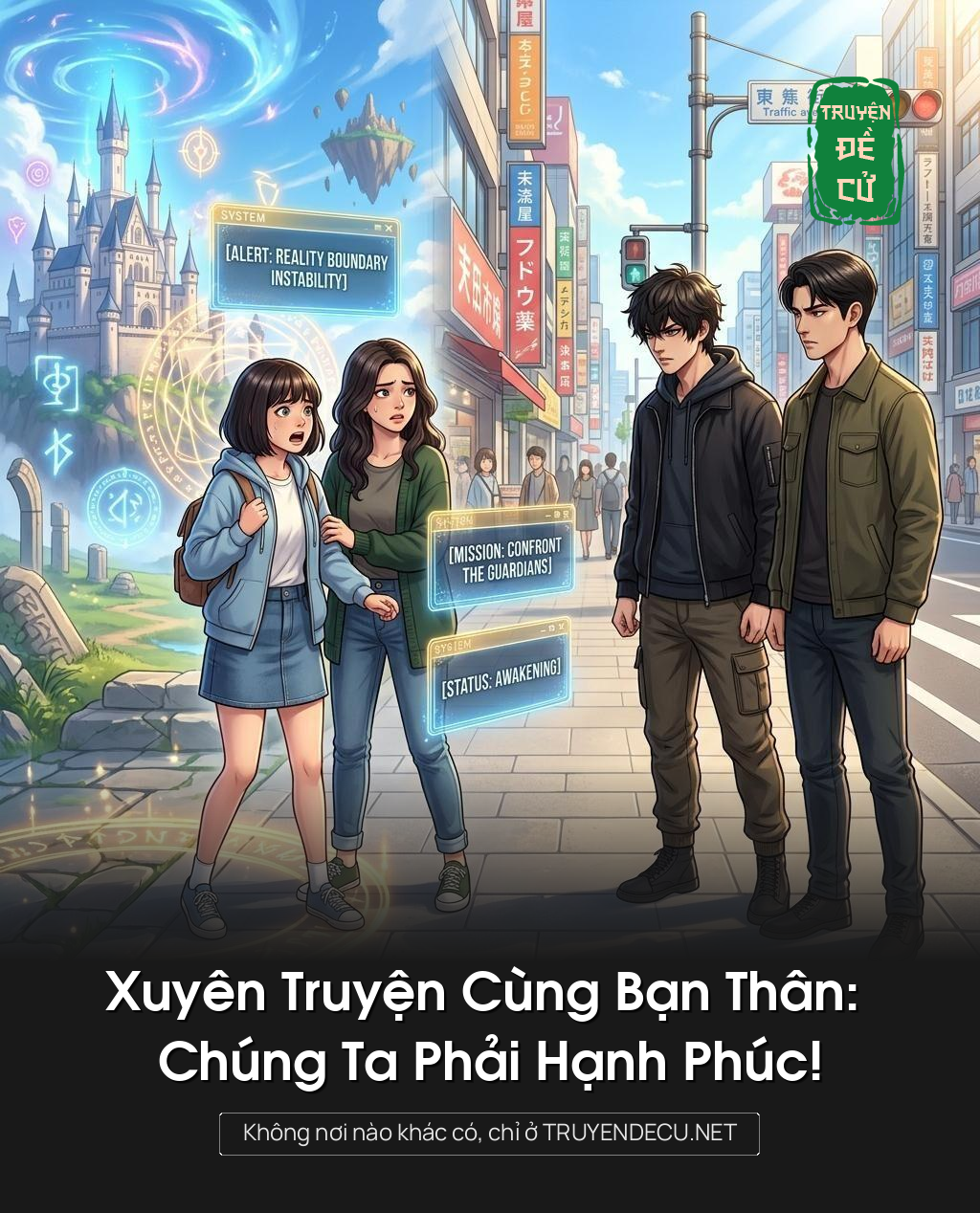 Xuyên Truyện Cùng Bạn Thân: Chúng Ta Phải Hạnh Phúc!