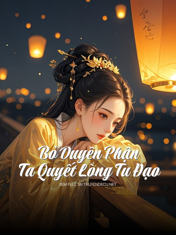 
                            Bỏ Duyên Phận Ta Quyết Lòng Tu Đạo