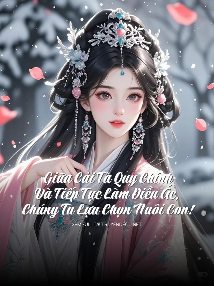 Giữa Cải Tà Quy Chính Và Tiếp Tục Làm Điều Ác, Chúng Ta Lựa Chọn Nuôi Con!