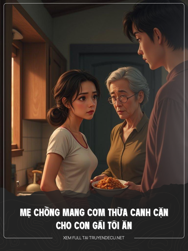 Mẹ Chồng Mang Cơm Thừa Canh Cặn Cho Con Gái Tôi Ăn