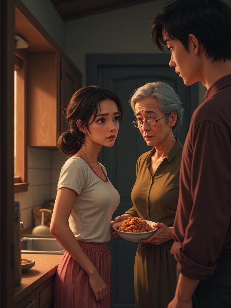 Mẹ Chồng Mang Cơm Thừa Canh Cặn Cho Con Gái Tôi Ăn