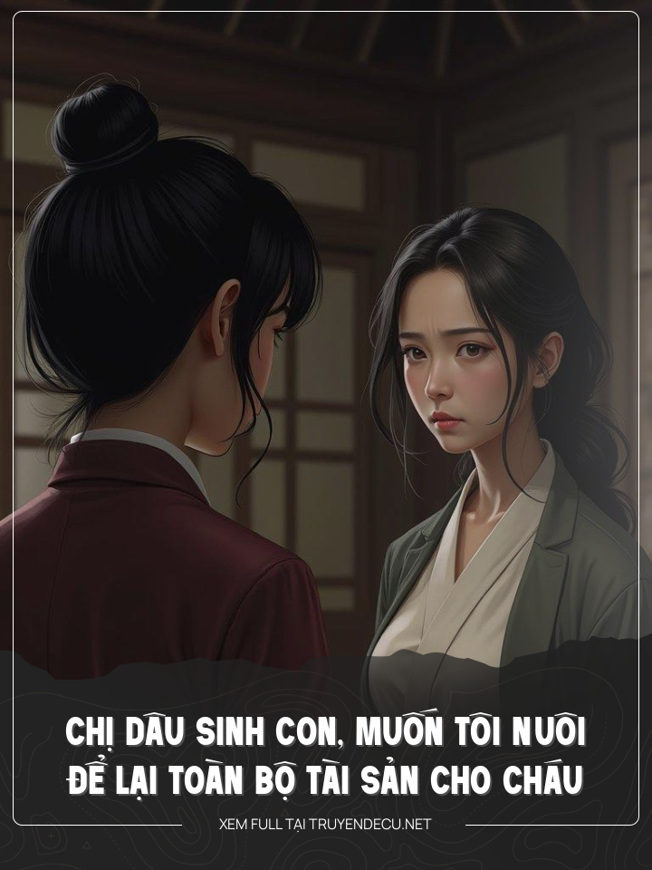 Chị Dâu Sinh Con, Muốn Tôi Nuôi Và Để Lại Toàn Bộ Tài Sản Cho Cháu