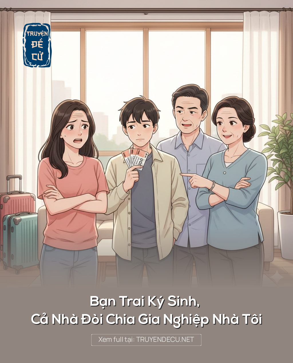 
                            Bạn Trai Ký Sinh, Cả Nhà Đòi Chia Gia Nghiệp Nhà Tôi