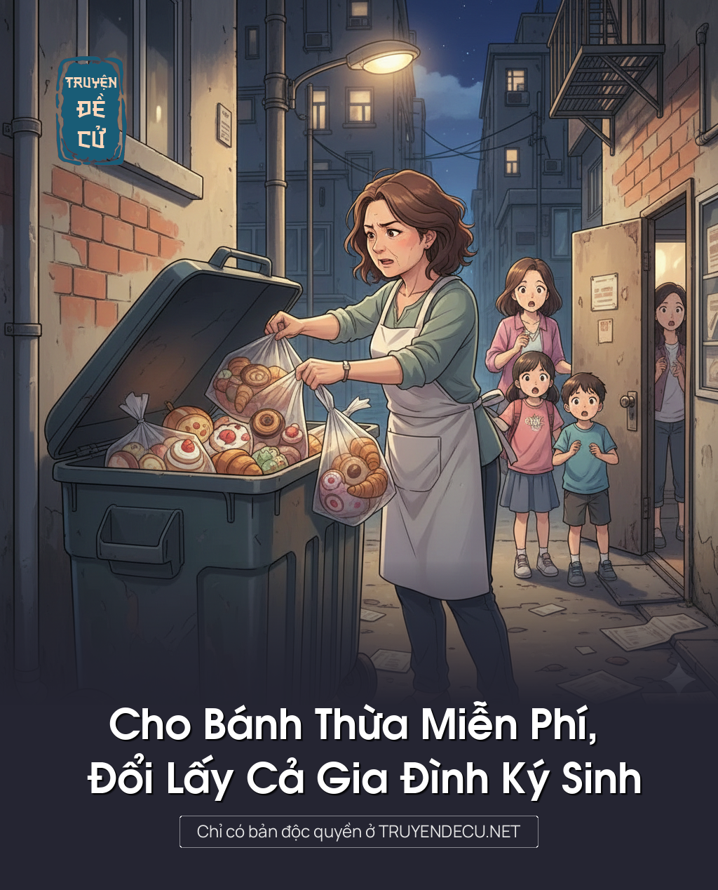 
                            Cho Bánh Thừa Miễn Phí, Đổi Lấy Cả Gia Đình Ký Sinh
