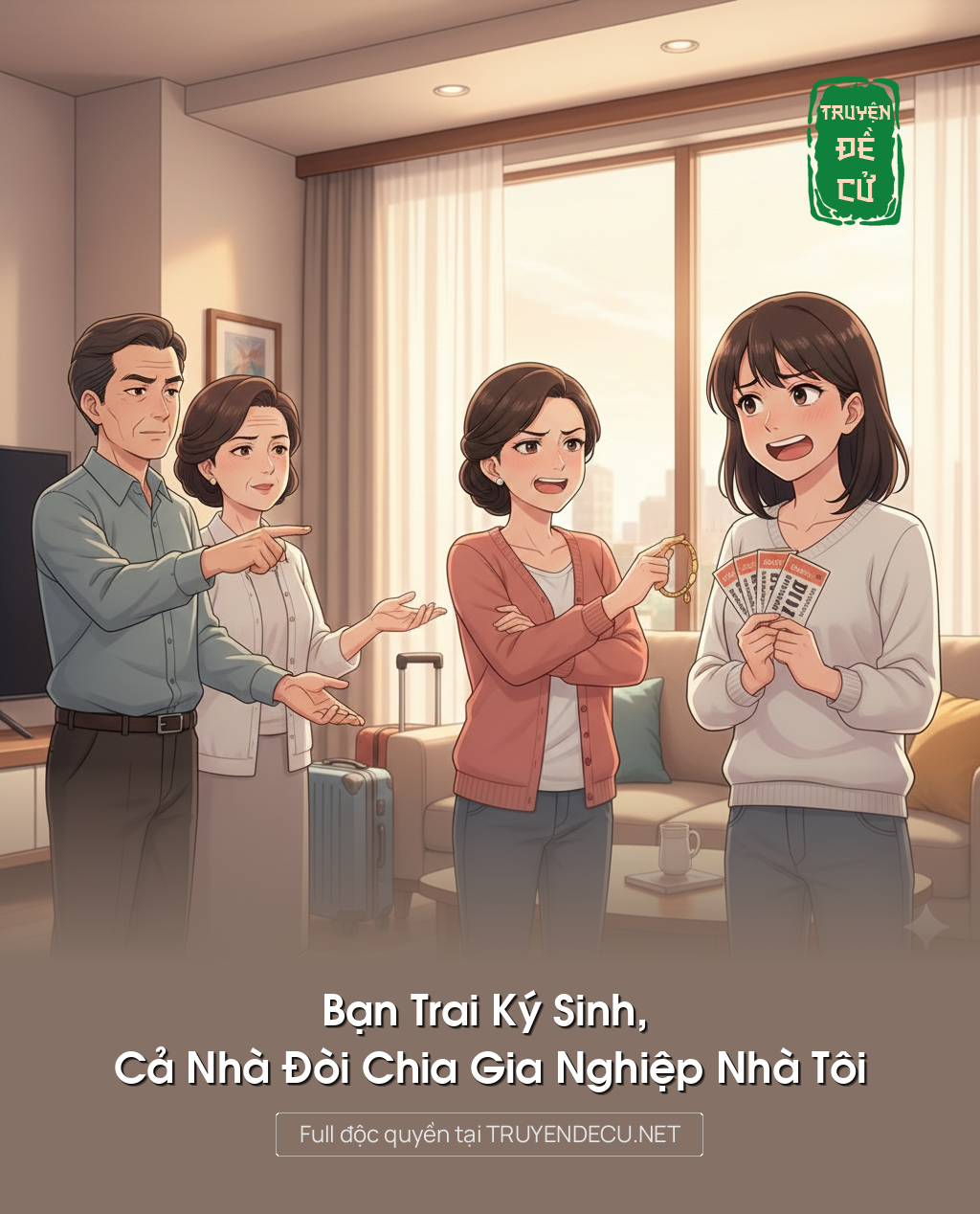 
                            Bạn Trai Ký Sinh, Cả Nhà Đòi Chia Gia Nghiệp Nhà Tôi