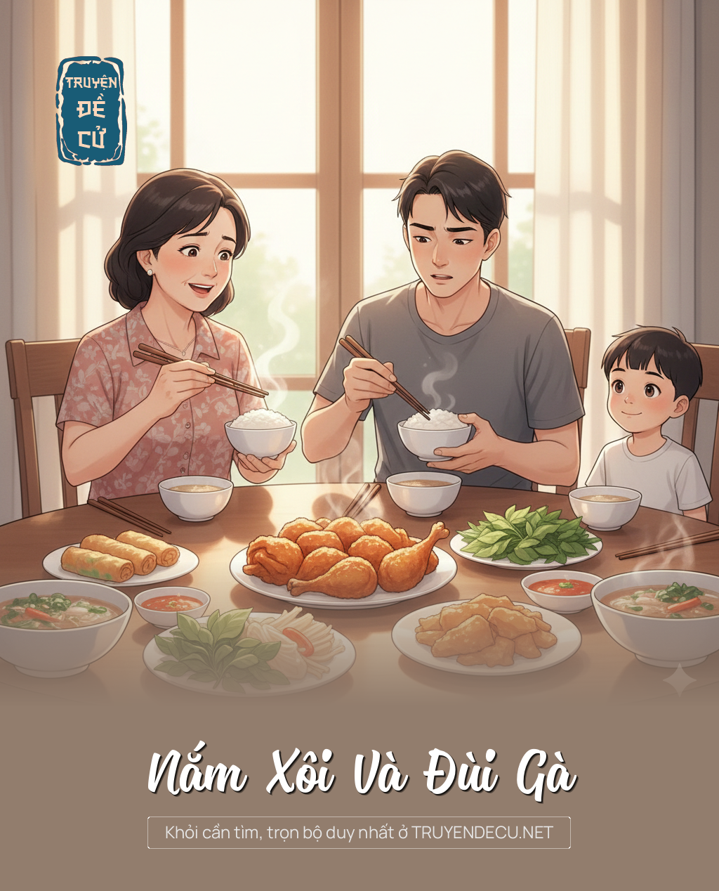 
                            Nắm Xôi Và Đùi Gà