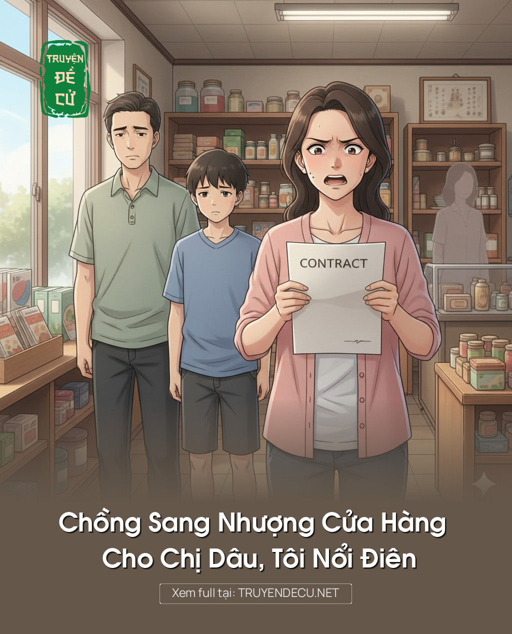 
                            Chồng Sang Nhượng Cửa Hàng Cho Chị Dâu, Tôi Nổi Điên