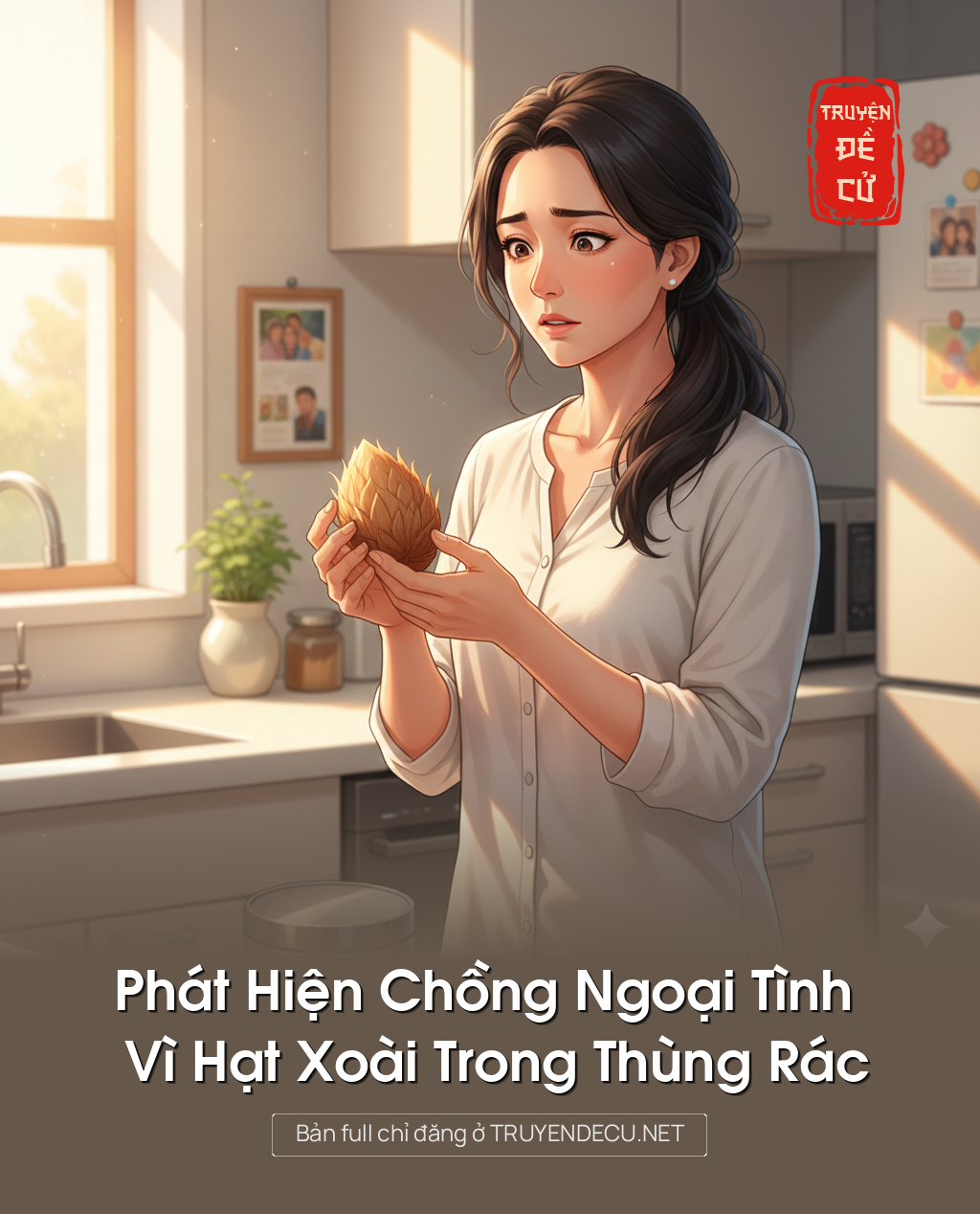 
                            Phát Hiện Chồng Ngoại Tình Vì Hạt Xoài Trong Thùng Rác