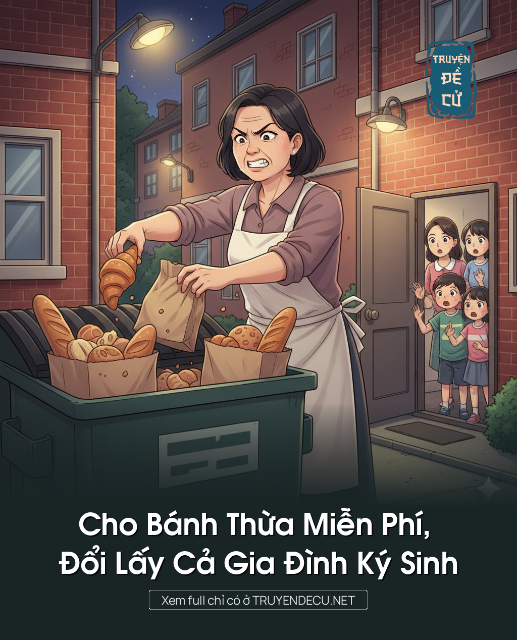 
                            Cho Bánh Thừa Miễn Phí, Đổi Lấy Cả Gia Đình Ký Sinh