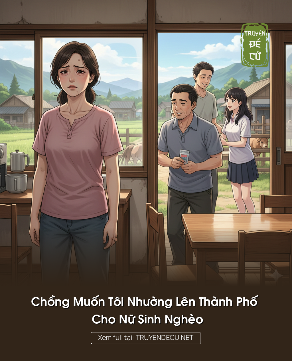 
                            Chồng Muốn Tôi Nhường Lên Thành Phố Cho Nữ Sinh Nghèoa