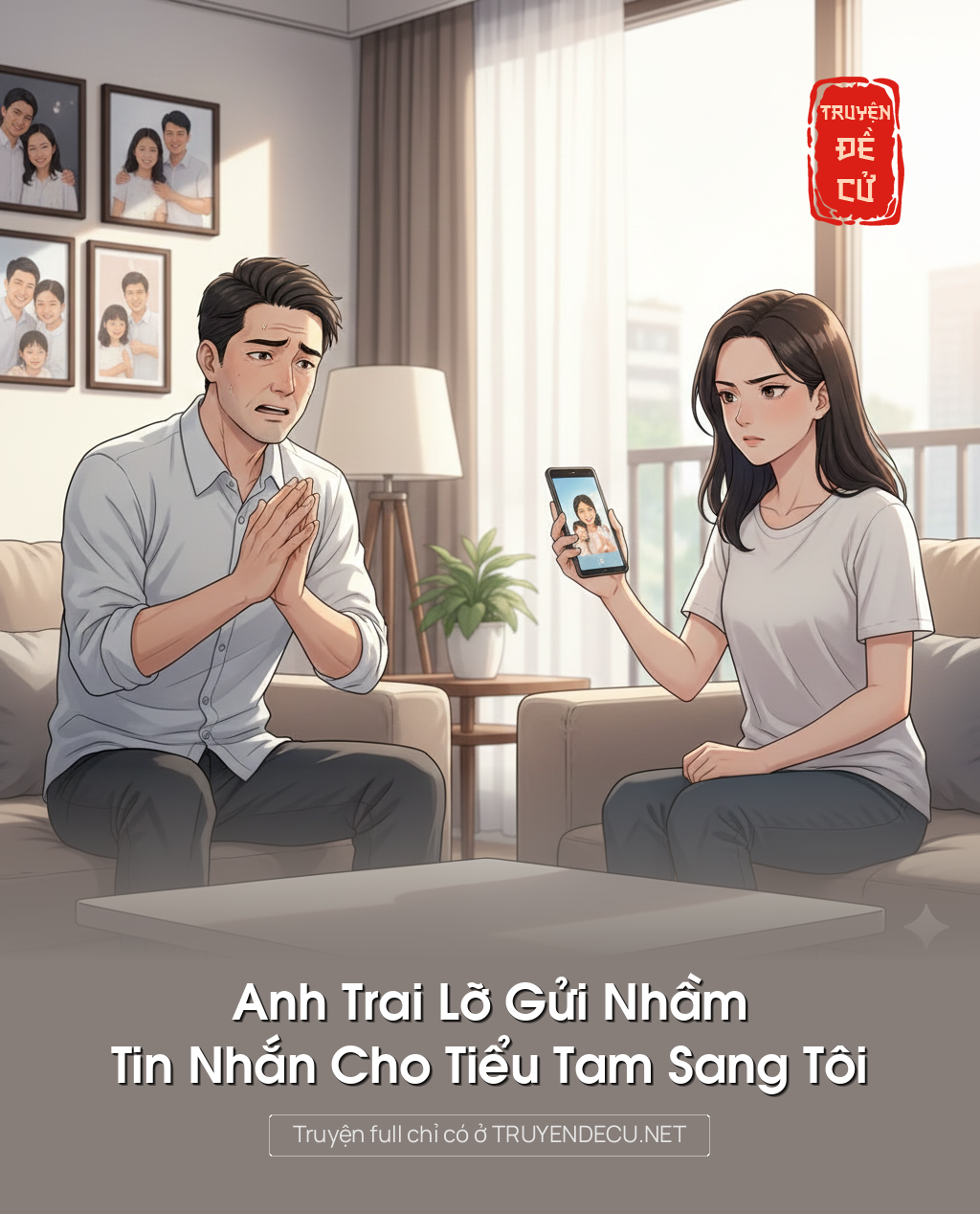 
                            Anh Trai Lỡ Gửi Nhầm Tin Nhắn Cho Tiểu Tam Sang Tôi